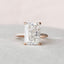 5.0 CT Radiant Hidden Halo & Pave Moissanite Engagement Ring - crownmoissanite