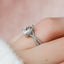 1.0 CT Pear Shaped Moissanite Twisted Pave Engagement Ring - crownmoissanite