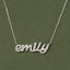 Customized Nameplate Moissanite Diamond Necklace for Women - crownmoissanite