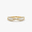 0.40 TCW Baguette & Round Cut Alternating Setting Moissanite Wedding Band