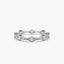 0.28 TCW Round Cut Petite Eternity Moissanite Wedding Band