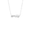 Customized Nameplate Moissanite Diamond Necklace for Women - crownmoissanite