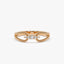 0.07 TCW Round Cut Double Rope Moissanite Wedding Band