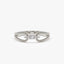 0.07 TCW Round Cut Double Rope Moissanite Wedding Band