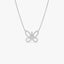 0.35 TCW Round Cut Butterfly Moissanite Diamond Necklace