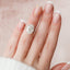 5.0 CT Oval Cut Pave Setting Moissanite Engagement Ring - crownmoissanite