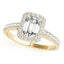 2.0 - 4.0 CT Emerald Moissanite Pave Engagement Ring