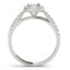 2.0 - 4.0 CT Emerald Moissanite Pave Engagement Ring