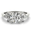2.0 - 4.0 CT Round Moissanite Cluster Style Engagement Ring