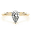 1.5 - 3.5 CT Pear Moissanite Solitaire Engagement Ring