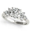 2.0 - 4.0 CT Round Moissanite Cluster Style Engagement Ring