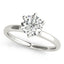 1.5 - 2.5 CT Round Moissanite Solitaire Engagement Ring