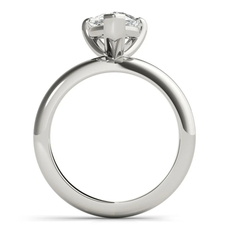 1.5 - 3.5 CT Pear Moissanite Solitaire Engagement Ring
