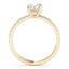1.5 - 2.5 CT Oval Cut Moissanite Pave Setting Engagement Ring