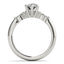 2.0 - 4.0 CT Pear Moissanite Cluster Style Engagement Ring