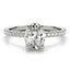 1.5 - 2.5 CT Oval Cut Moissanite Pave Setting Engagement Ring