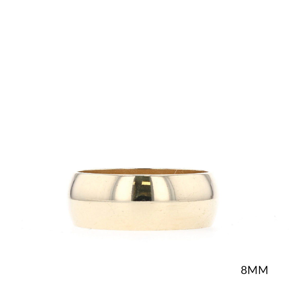 Polished Finish Classic Men's Wedding Band - crownmoissanite