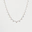 1.09TCW Round Moissanite Drip Necklace - crownmoissanite