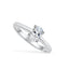1.33 CT Oval Shaped Moissanite Solitaire Engagement Ring - crownmoissanite