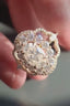 1.85 CT Oval Art Deco Halo Moissanite Engagement Ring