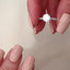 1.5 CT Round Hidden Halo Moissanite Engagement Ring With Pave Setting