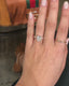 1.77 - 3.77 CT Cushion Solitaire Pave Moissanite Engagement Ring