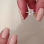 3.0 CT Radiant Pave & Hidden Halo Moissanite Engagement Ring