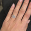 2.50 CT Round Solitaire Hidden Halo Moissanite Engagement Ring