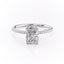 2.0 CT Radiant Shaped Moissanite Solitaire Engagement Ring - crownmoissanite