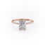 2.0 CT Radiant Shaped Moissanite Solitaire Engagement Ring - crownmoissanite