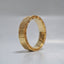Classic Shield Textured Men's Wedding Band - crownmoissanite