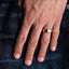 Satin Finish Classic Wedding Band For Men - crownmoissanite