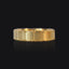 Classic Shield Textured Men's Wedding Band - crownmoissanite