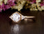 1.60 CT Round Cut Three Stone Moissanite Engagement Ring - crownmoissanite