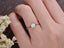 1.35 Carats Round Shape Solitaire Moissanite Diamond Engagement Ring - crownmoissanite