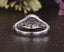 1.0 CT Round Cut Halo Pave Moissanite Engagement Ring - crownmoissanite