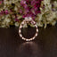 1.60 CT Round Cut Halo Milgrain Style Moissanite Engagement Ring - crownmoissanite