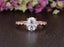 0.75 CT Oval Shaped Moissanite Solitaire Engagement Ring - crownmoissanite