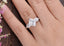 2.08 CT Princess Cut Three Stone Moissanite Engagement Ring - crownmoissanite