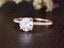 1.60 CT Round Cut Hidden Halo Pave Setting Moissanite Engagement Ring - crownmoissanite