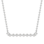 0.24 CT Round Moissanite Diamond Bar Style Necklace - crownmoissanite