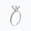 1.50 CT Round Shaped Moissanite Solitaire Pave Setting Engagement Ring - crownmoissanite