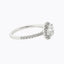 1.0 CT Round Shaped Moissanite Halo Engagement Ring - crownmoissanite