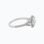 1.50 CT Round Shaped Moissanite Halo Engagement Ring - crownmoissanite
