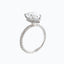 3.0 CT Pear Shaped Moissanite Hidden Halo Engagement Ring - crownmoissanite