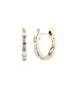 0.83TCW Baguette Moissanite Huggies Earrings - crownmoissanite