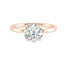 1.85 CT Round Cut Solitaire Moissanite Engagement Ring - crownmoissanite
