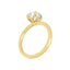1.85 CT Round Cut Solitaire Moissanite Engagement Ring - crownmoissanite