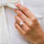 2.10 CT Round Solitaire Moissanite Engagement Ring - crownmoissanite