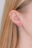 0.1TCW Round Moissanite Hoop Earrings - crownmoissanite